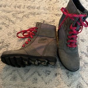 Sorel Lexie Wedge Ankle Boots